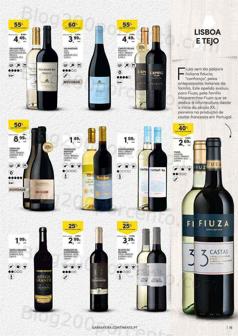 Antevisão Folheto CONTINENTE Feira Queijos - Enchidos e Vinhos Promoções de 20 setembro a 16 outubro