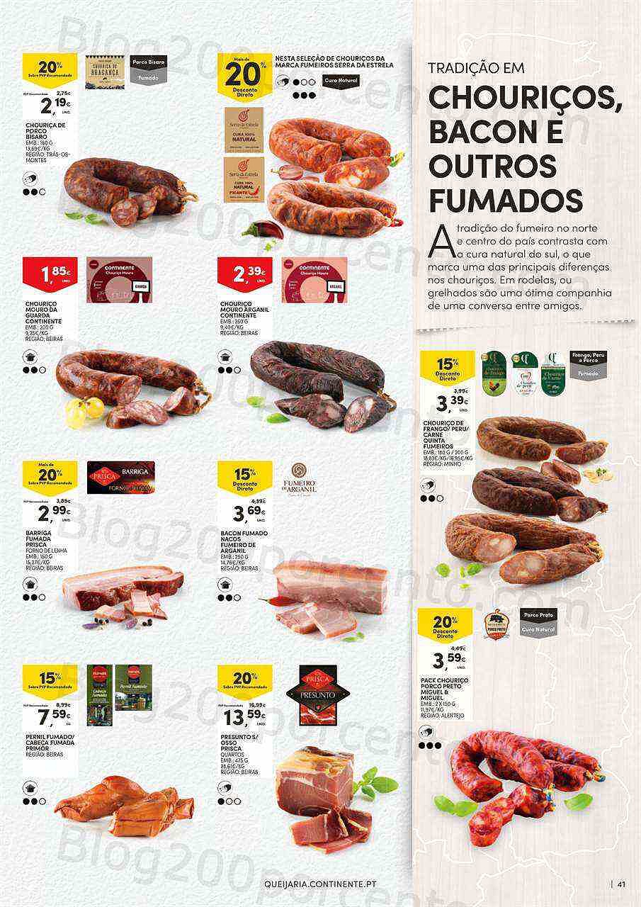 Antevisão Folheto CONTINENTE Feira Queijos - Enchidos e Vinhos Promoções de 20 setembro a 16 outubro