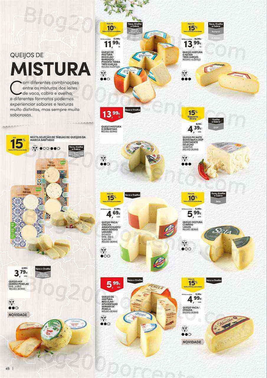 Antevisão Folheto CONTINENTE Feira Queijos - Enchidos e Vinhos Promoções de 20 setembro a 16 outubro