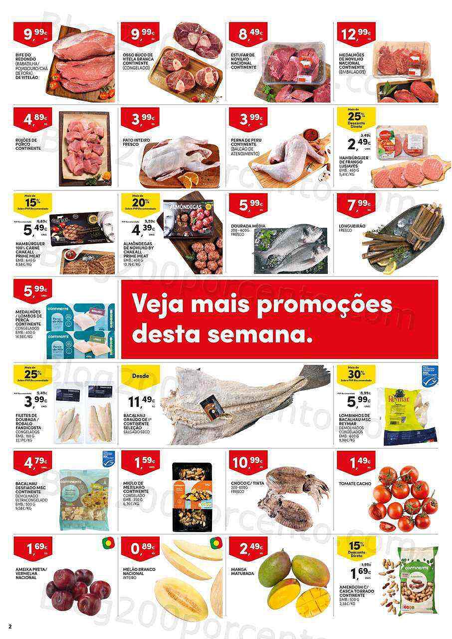 Antevisão Folheto CONTINENTE Promoções Fim de Semana 16 a 19 setembro