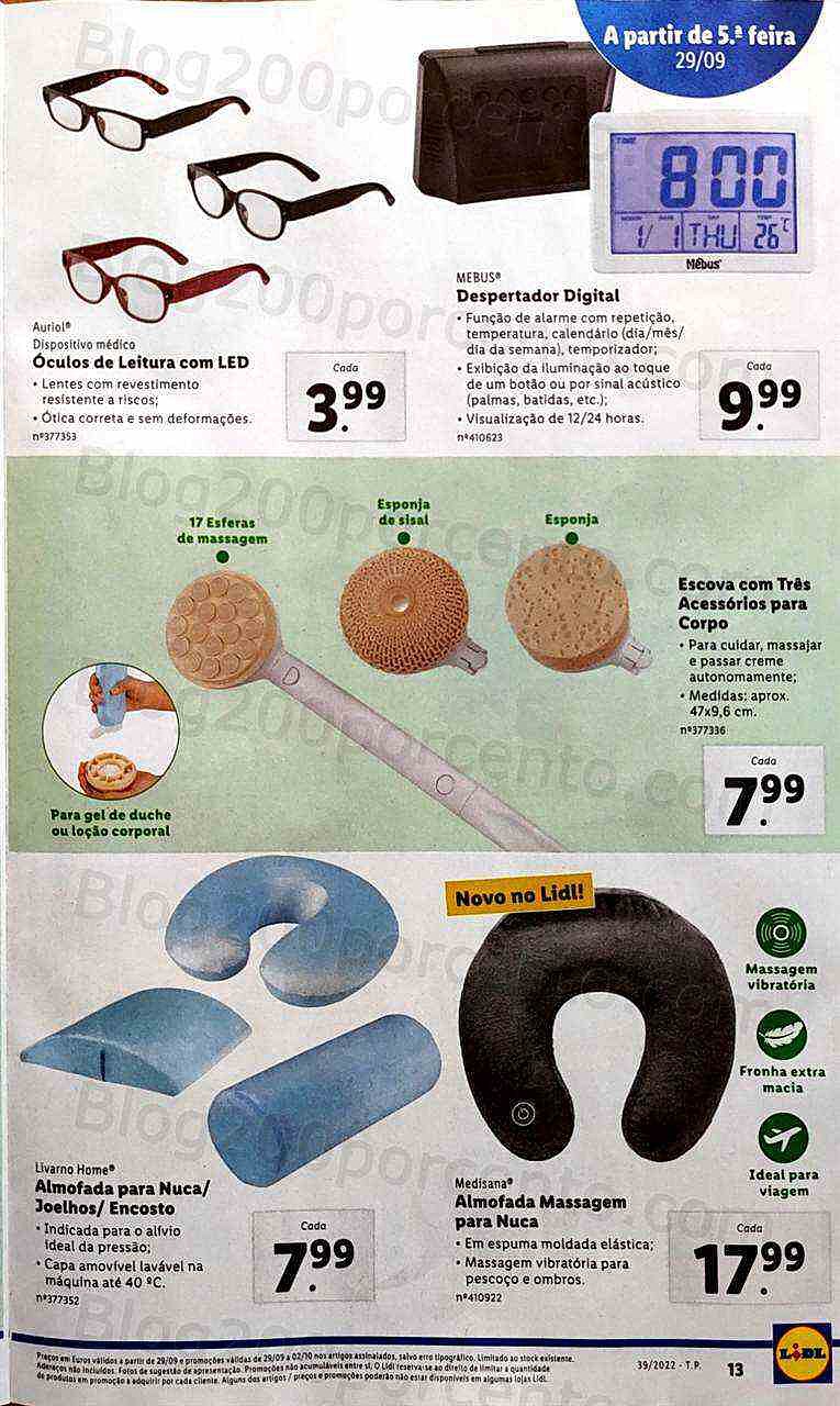 Antevisão Folheto LIDL Bazar Promoções a partir de 29 setembro