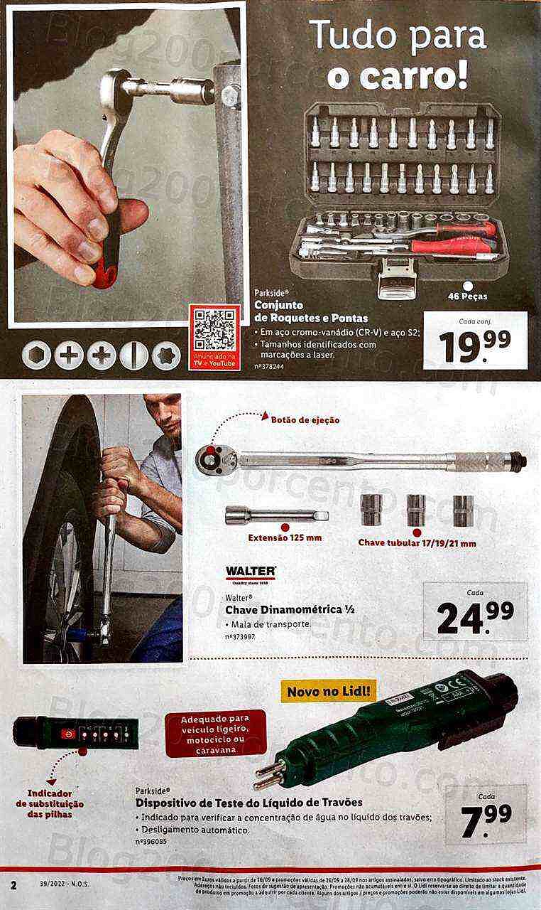 Antevisão Folheto LIDL Bazar Promoções a partir de 26 setembro