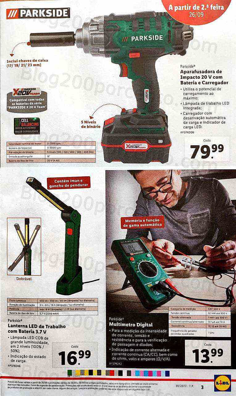 Antevisão Folheto LIDL Bazar Promoções a partir de 26 setembro