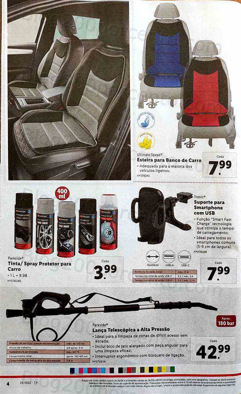 Antevisão Folheto LIDL Bazar Promoções a partir de 26 setembro