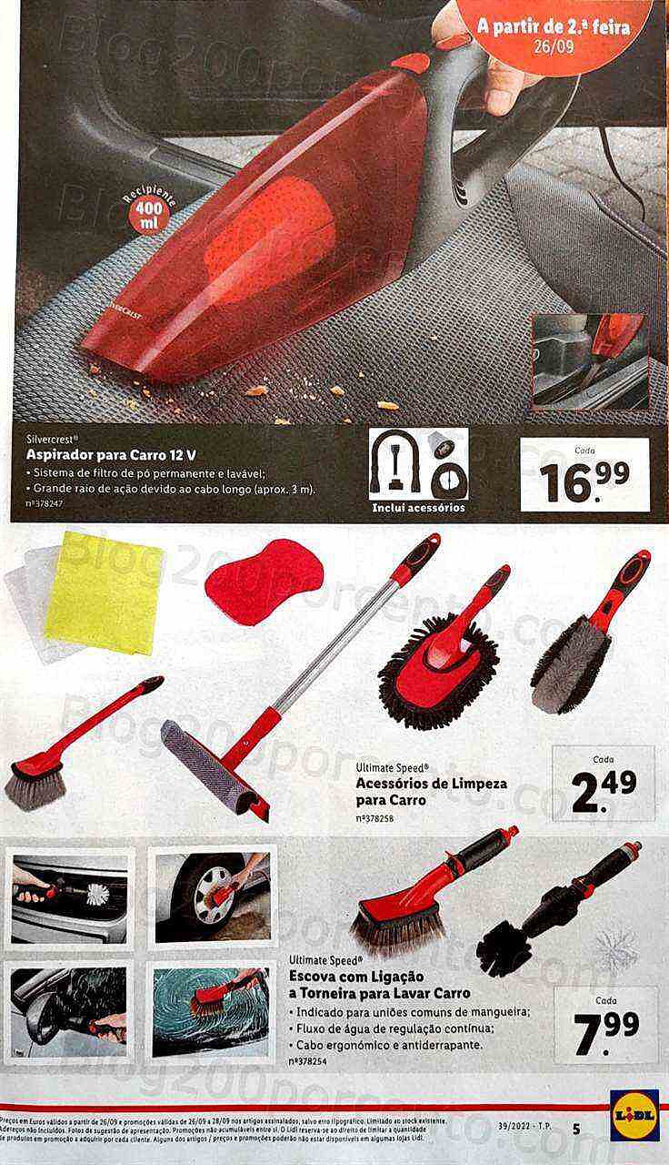 Antevisão Folheto LIDL Bazar Promoções a partir de 26 setembro