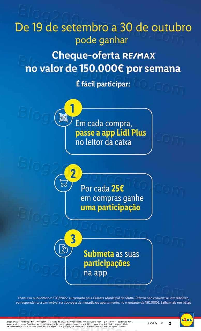 Antevisão Folheto LIDL Promoções de 19 a 25 setembro