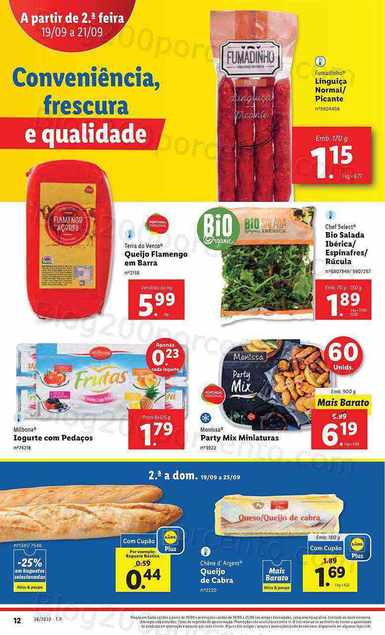 Antevisão Folheto LIDL Promoções de 19 a 25 setembro