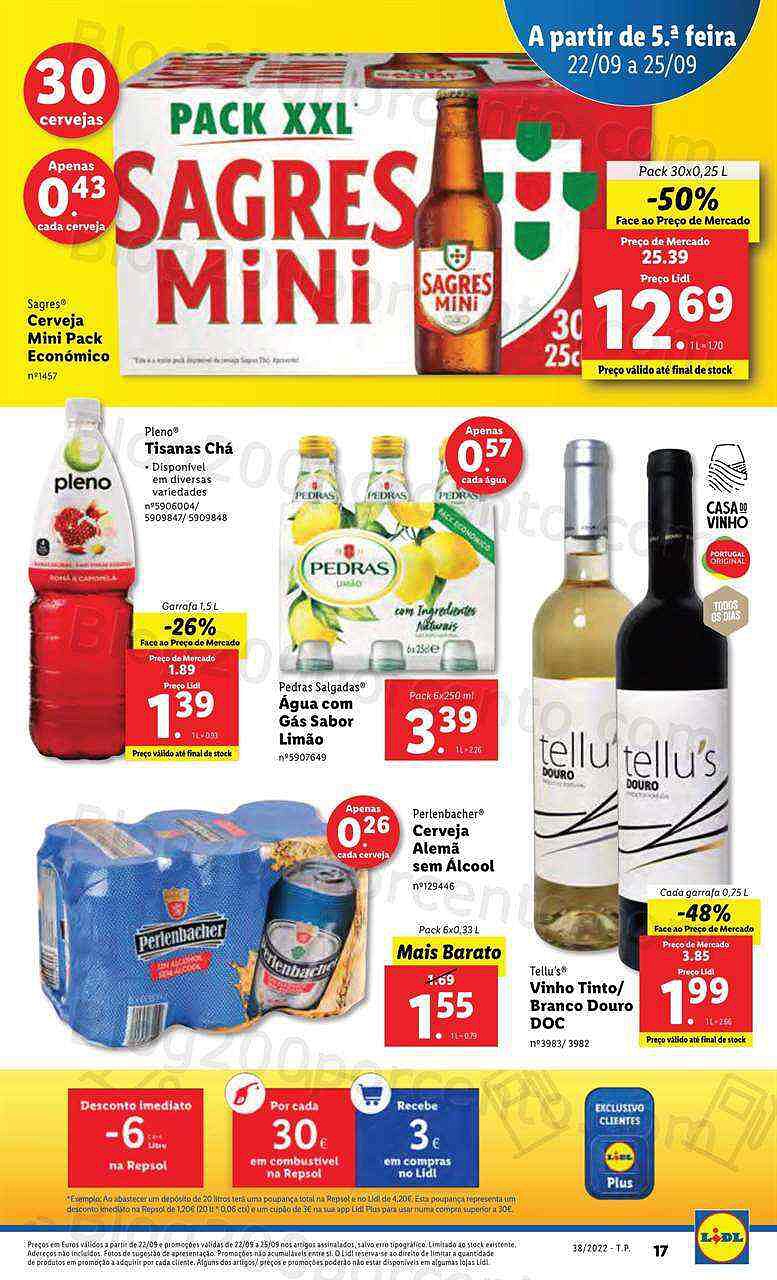 Antevisão Folheto LIDL Promoções de 19 a 25 setembro