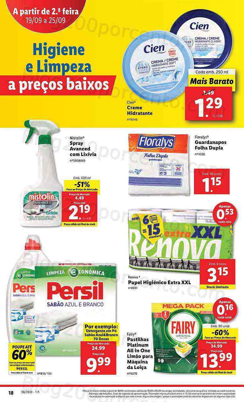 Antevisão Folheto LIDL Promoções de 19 a 25 setembro