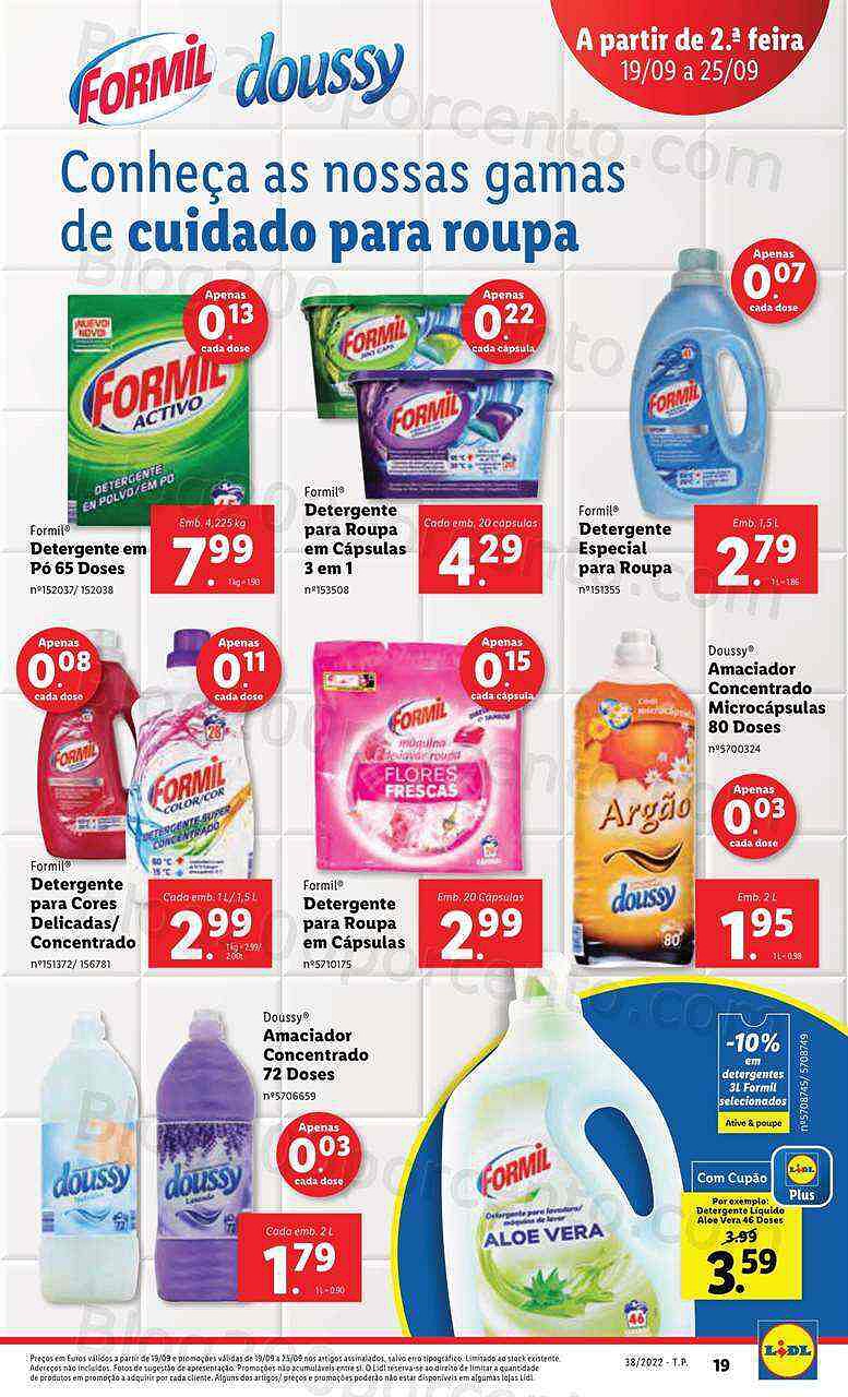 Antevisão Folheto LIDL Promoções de 19 a 25 setembro