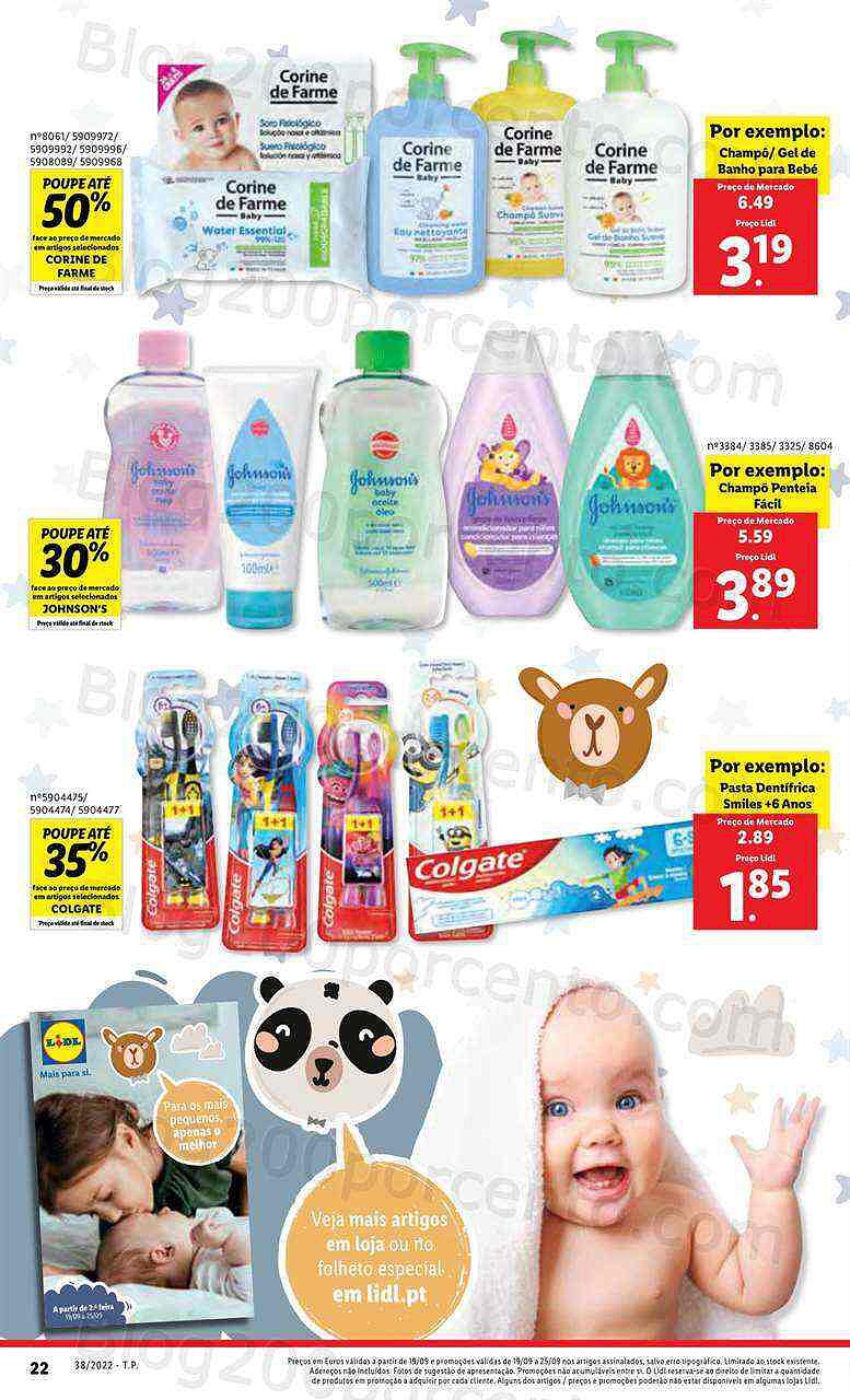Antevisão Folheto LIDL Feira do Bebé Promoções de 19 a 25 setembro