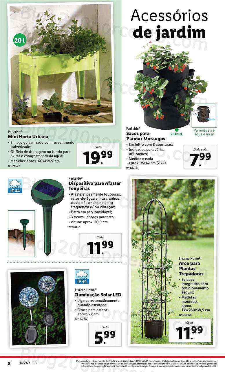 Antevisão Folheto LIDL Bazar Promoções de 19 a 25 setembro