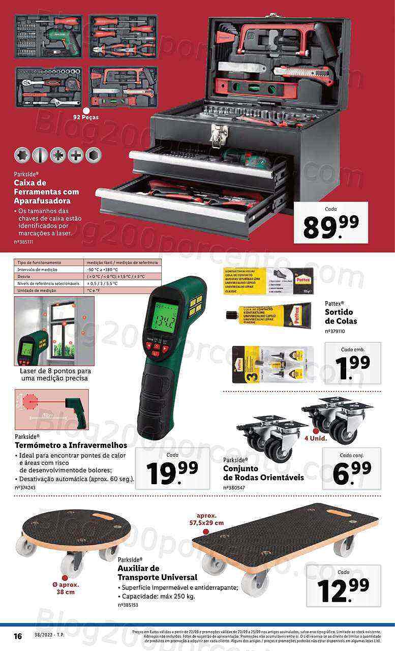 Antevisão Folheto LIDL Bazar Promoções de 19 a 25 setembro