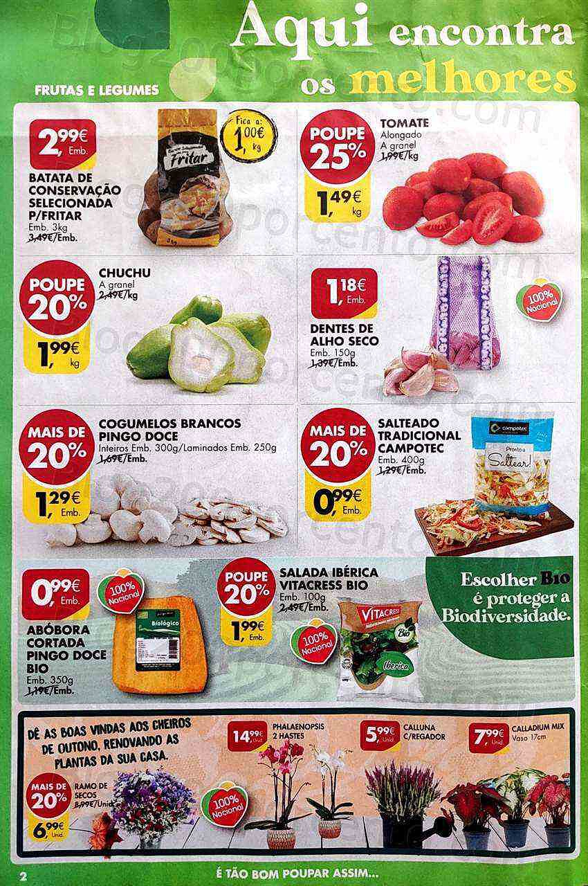 Antevisão Folheto PINGO DOCE Promoções de 20 a 26 setembro