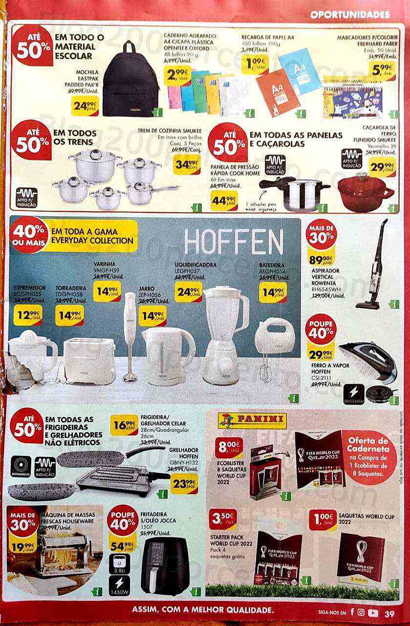 Antevisão Folheto PINGO DOCE Bazar Promoções de 20 a 26 setembro