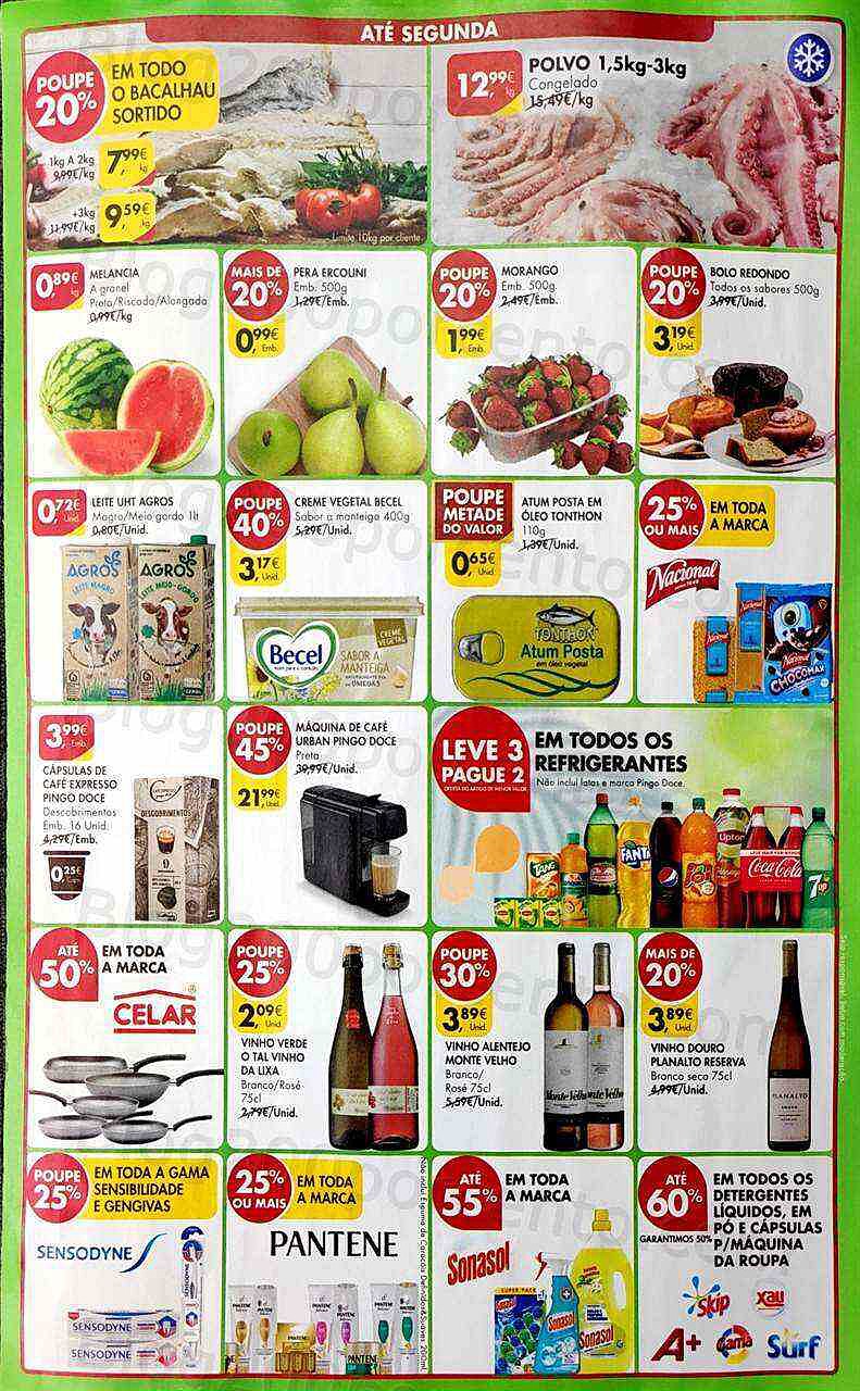 Antevisão Folheto PINGO DOCE Promoções Fim de Semana - 9 a 12 setembro