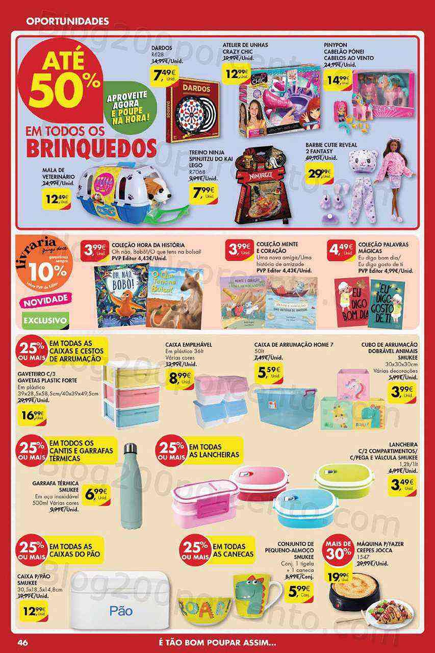 Antevisão Folheto PINGO DOCE Bazar Grandes Promoções de 13 a 19 setembro