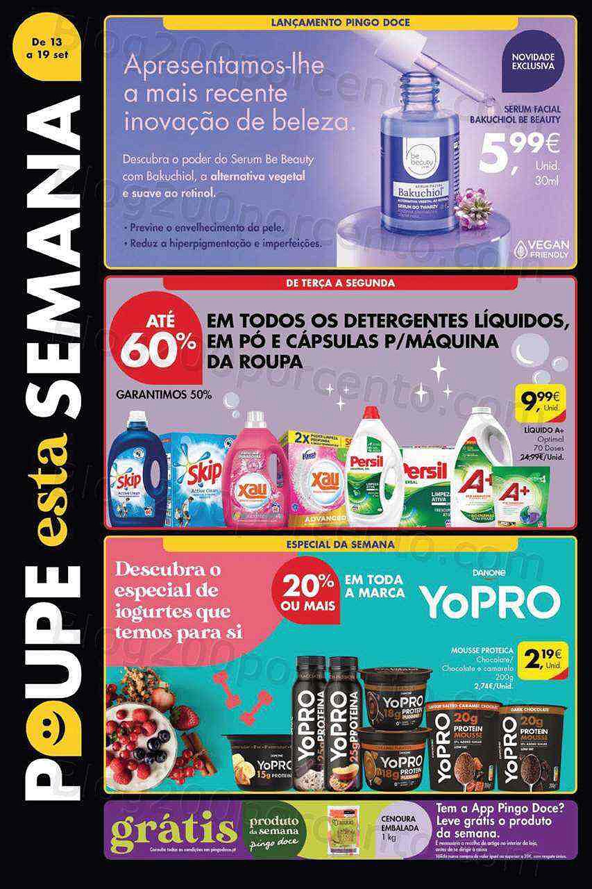 Antevisão Folheto PINGO DOCE Lojas Grandes Promoções de 13 a 19 setembro