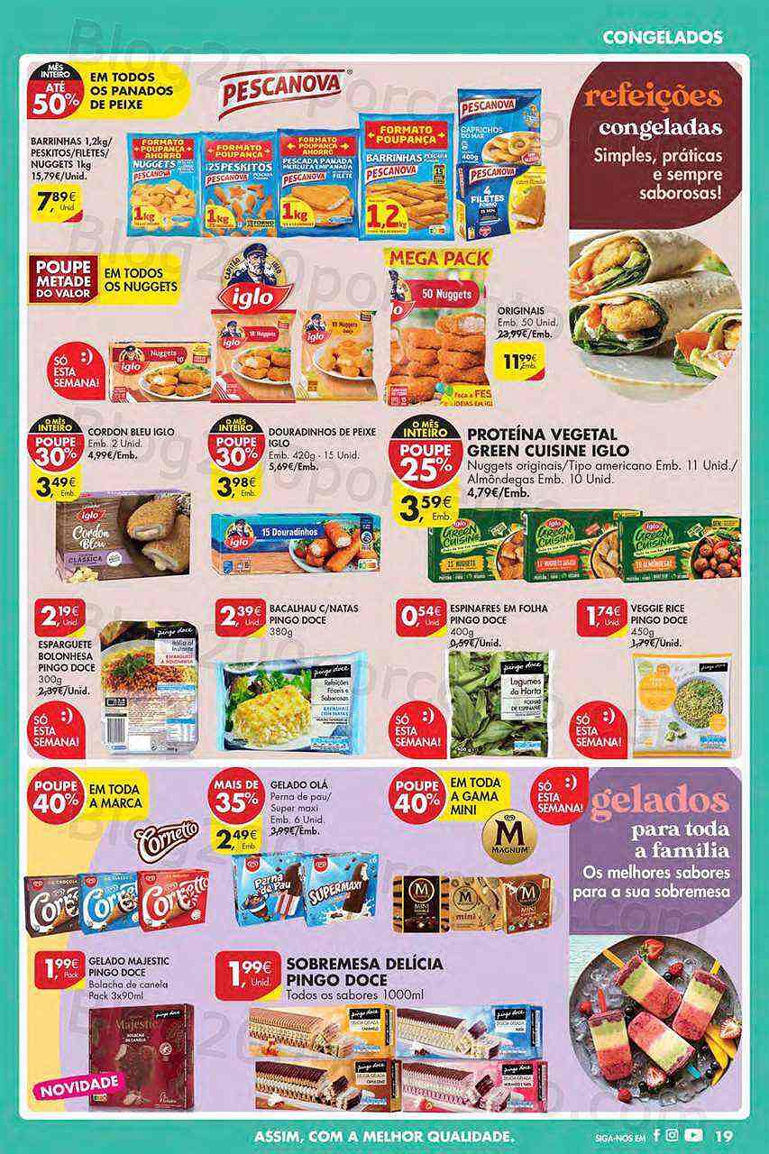 Antevisão Folheto PINGO DOCE Lojas Norte Promoções de 13 a 19 setembro