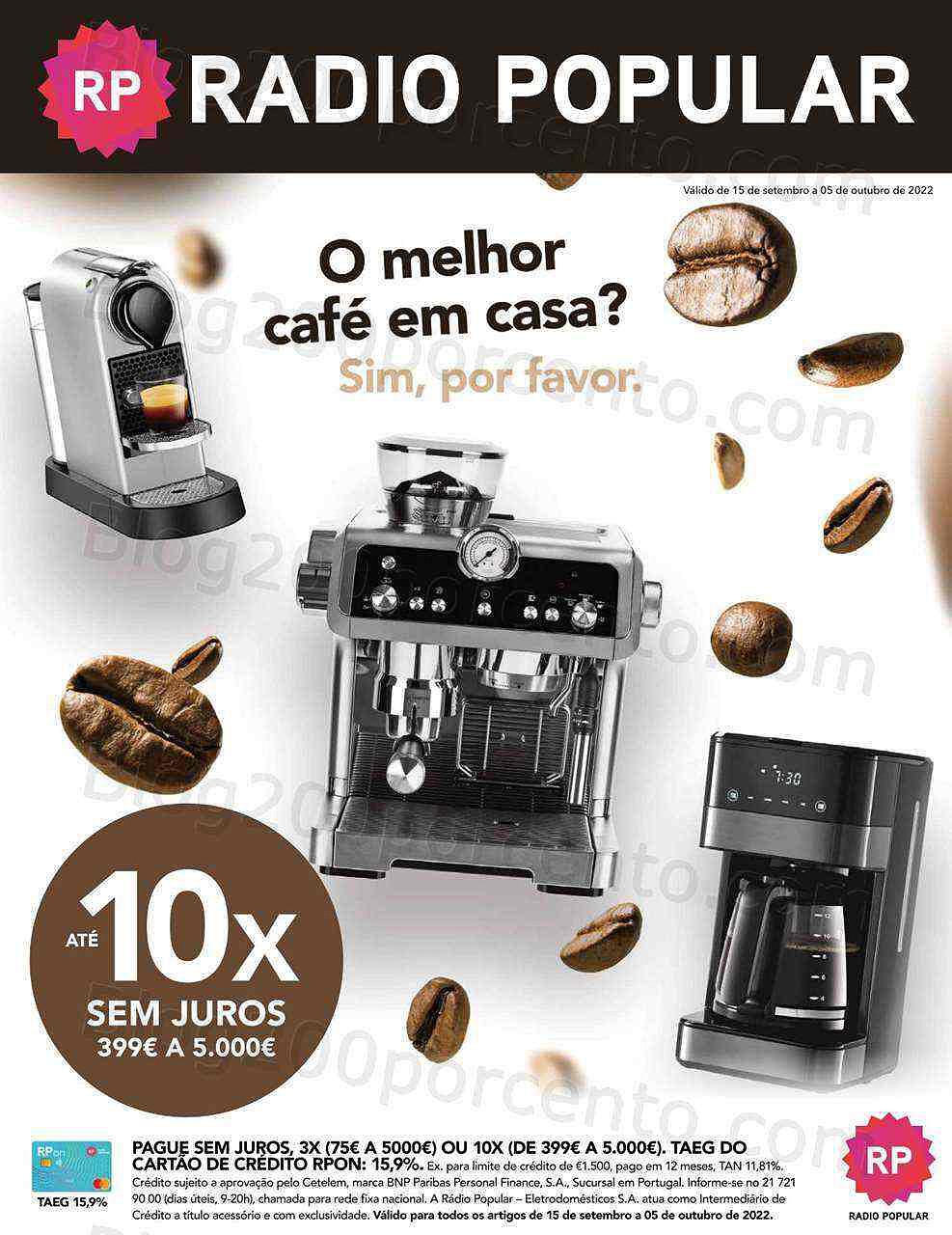 Antevisão Folheto RADIO POPULAR Especial Café Promoções até 5 outubro
