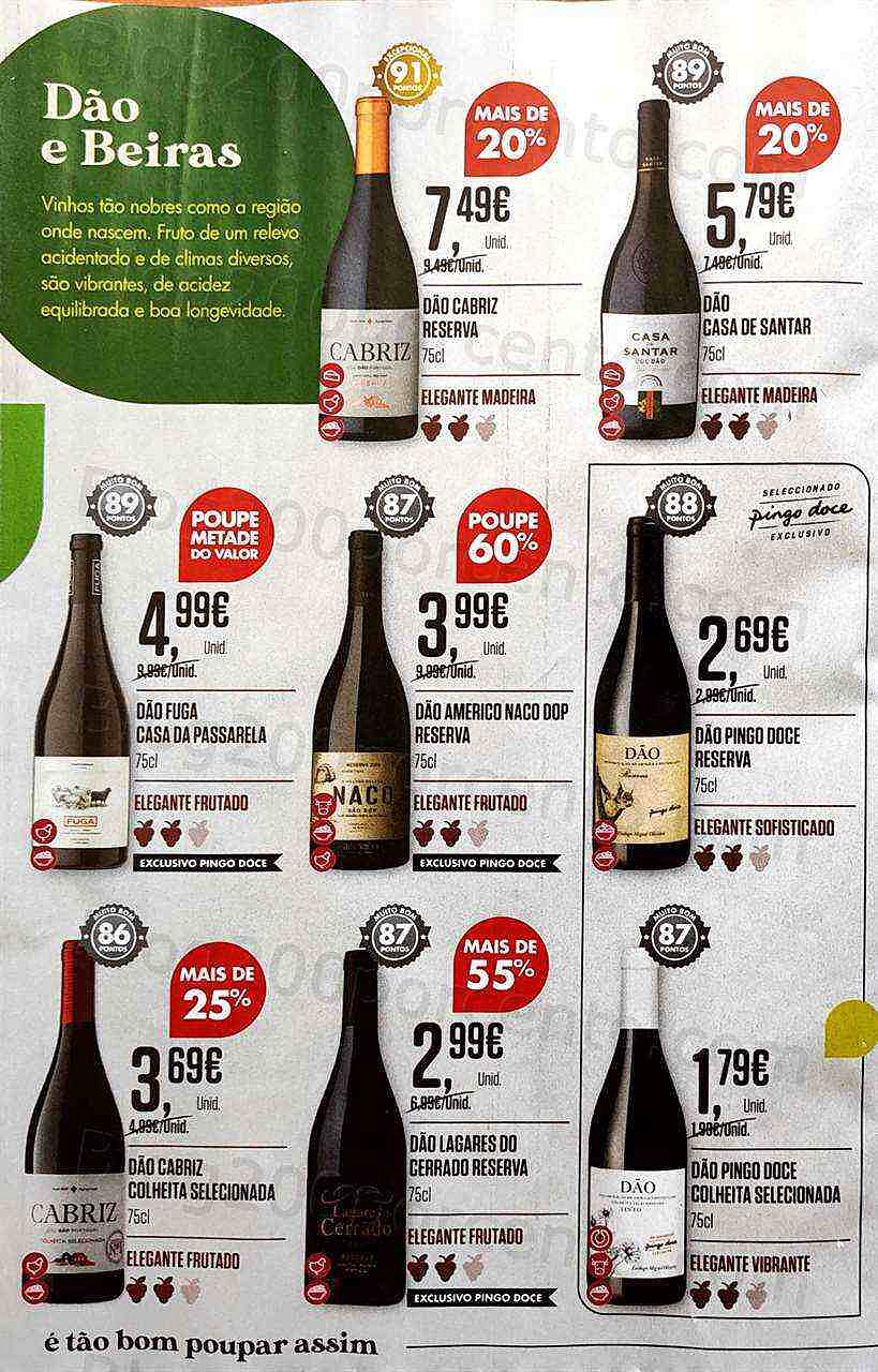 Antevisão Folheto PINGO DOCE Vinhos e Sabores Promoções de 13 setembro a 3 outubro