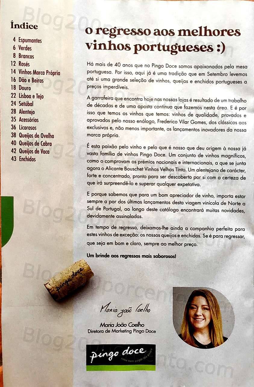 Antevisão Folheto PINGO DOCE Vinhos e Sabores Promoções de 13 setembro a 3 outubro