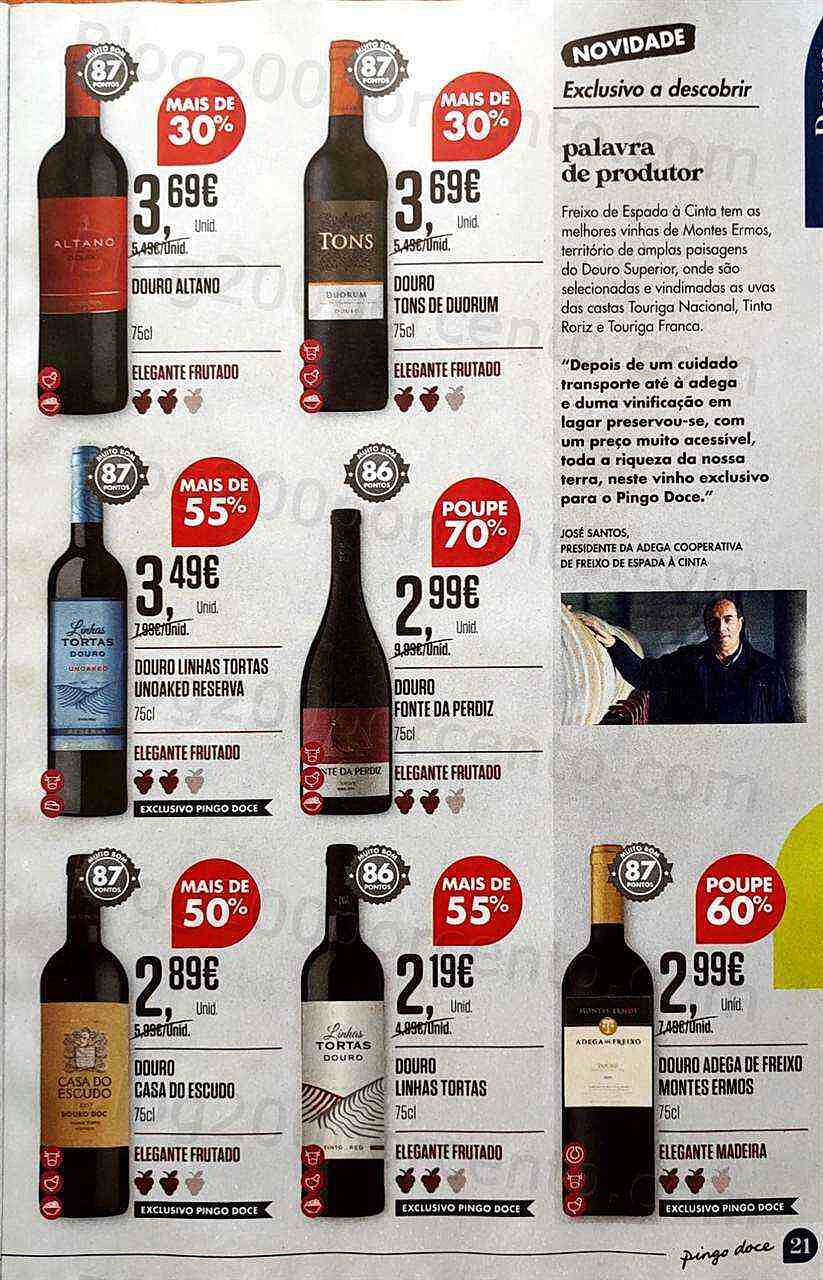Antevisão Folheto PINGO DOCE Vinhos e Sabores Promoções de 13 setembro a 3 outubro