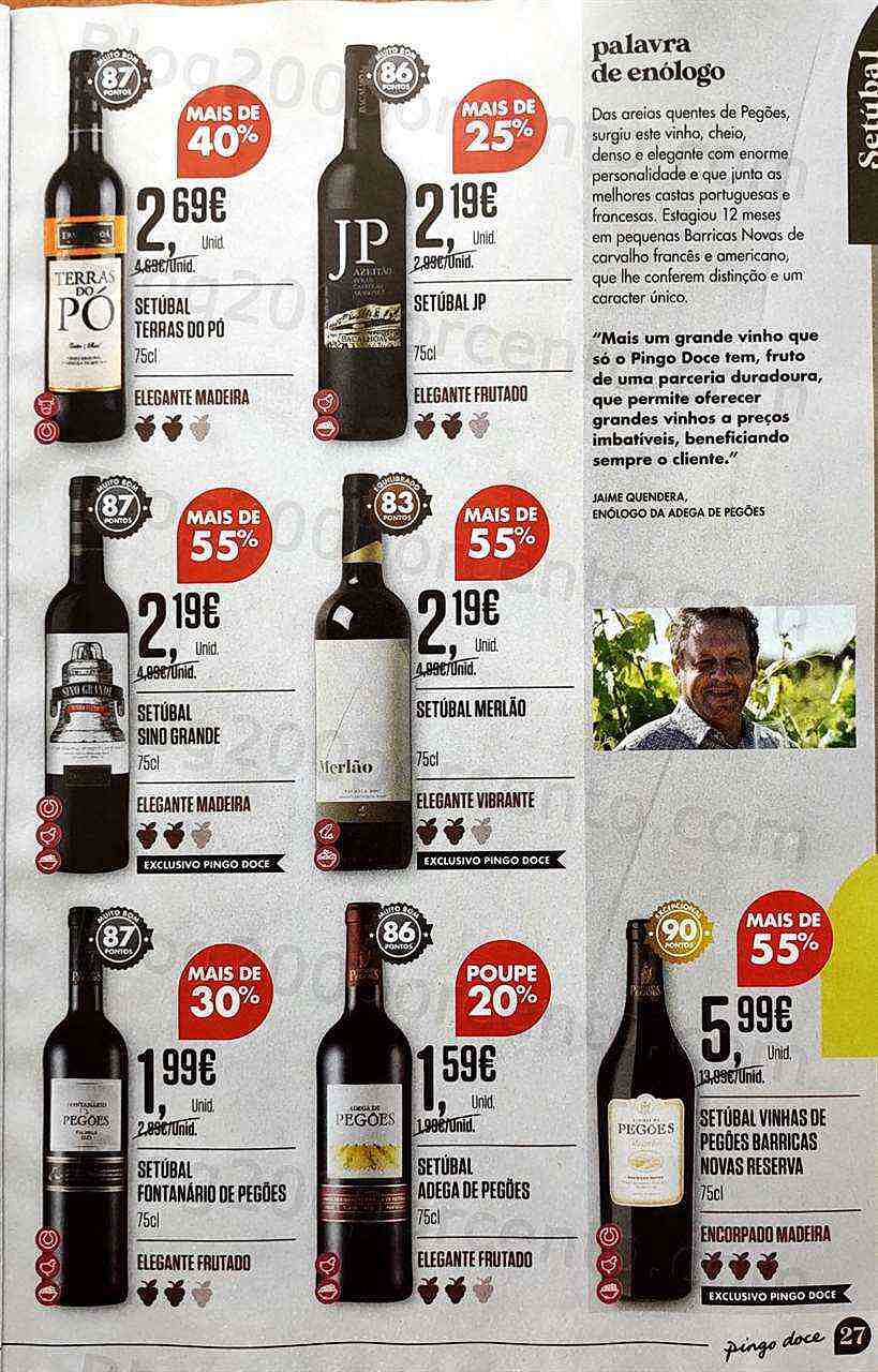 Antevisão Folheto PINGO DOCE Vinhos e Sabores Promoções de 13 setembro a 3 outubro
