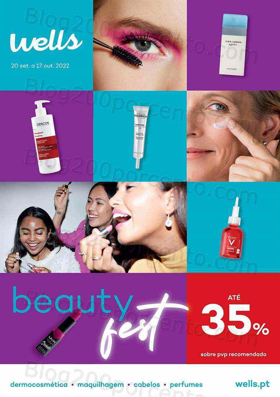 Antevisão Folheto WELLS Beleza Promoções de 20 setembro a 17 outubro