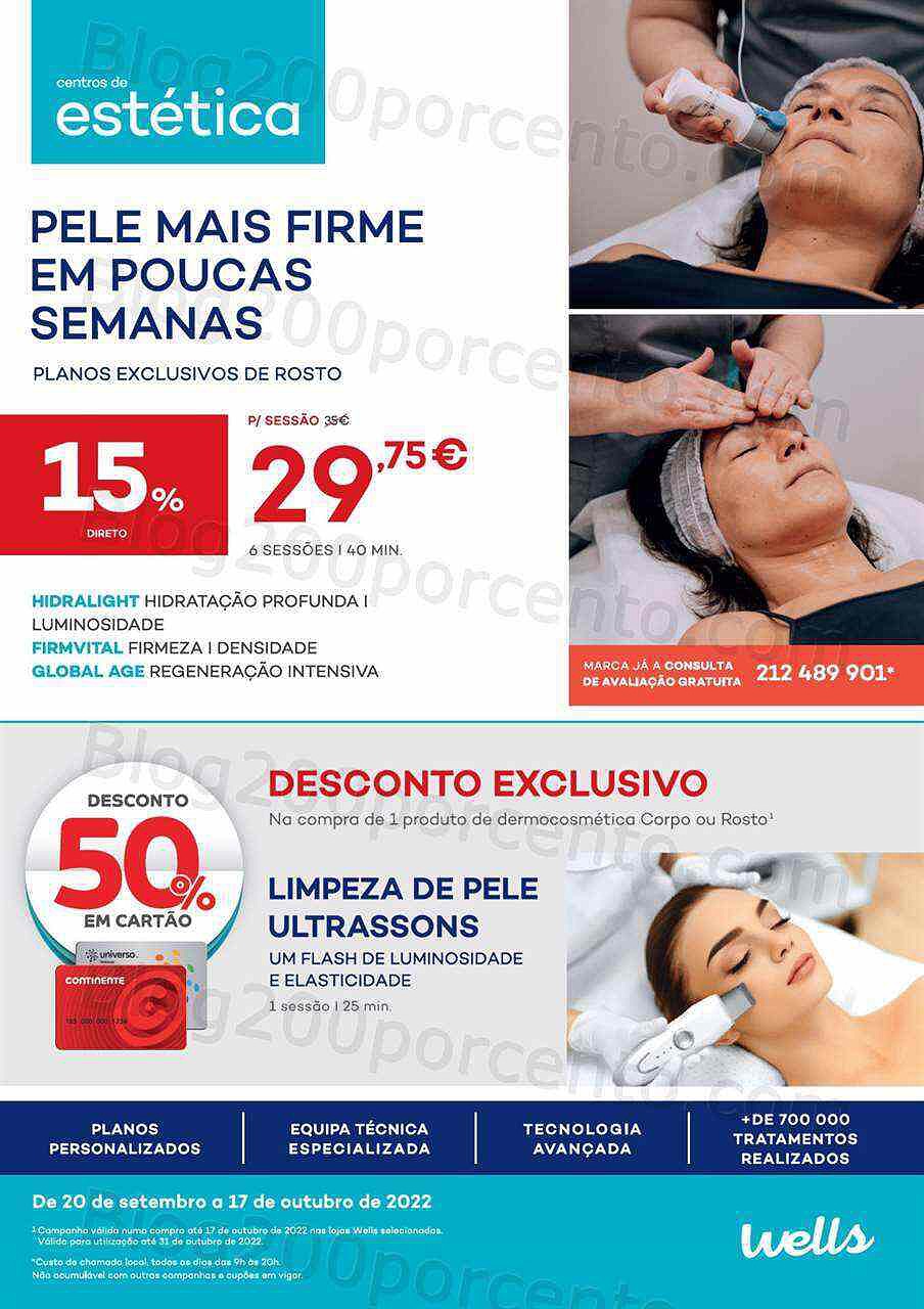 Antevisão Folheto WELLS Beleza Promoções de 20 setembro a 17 outubro
