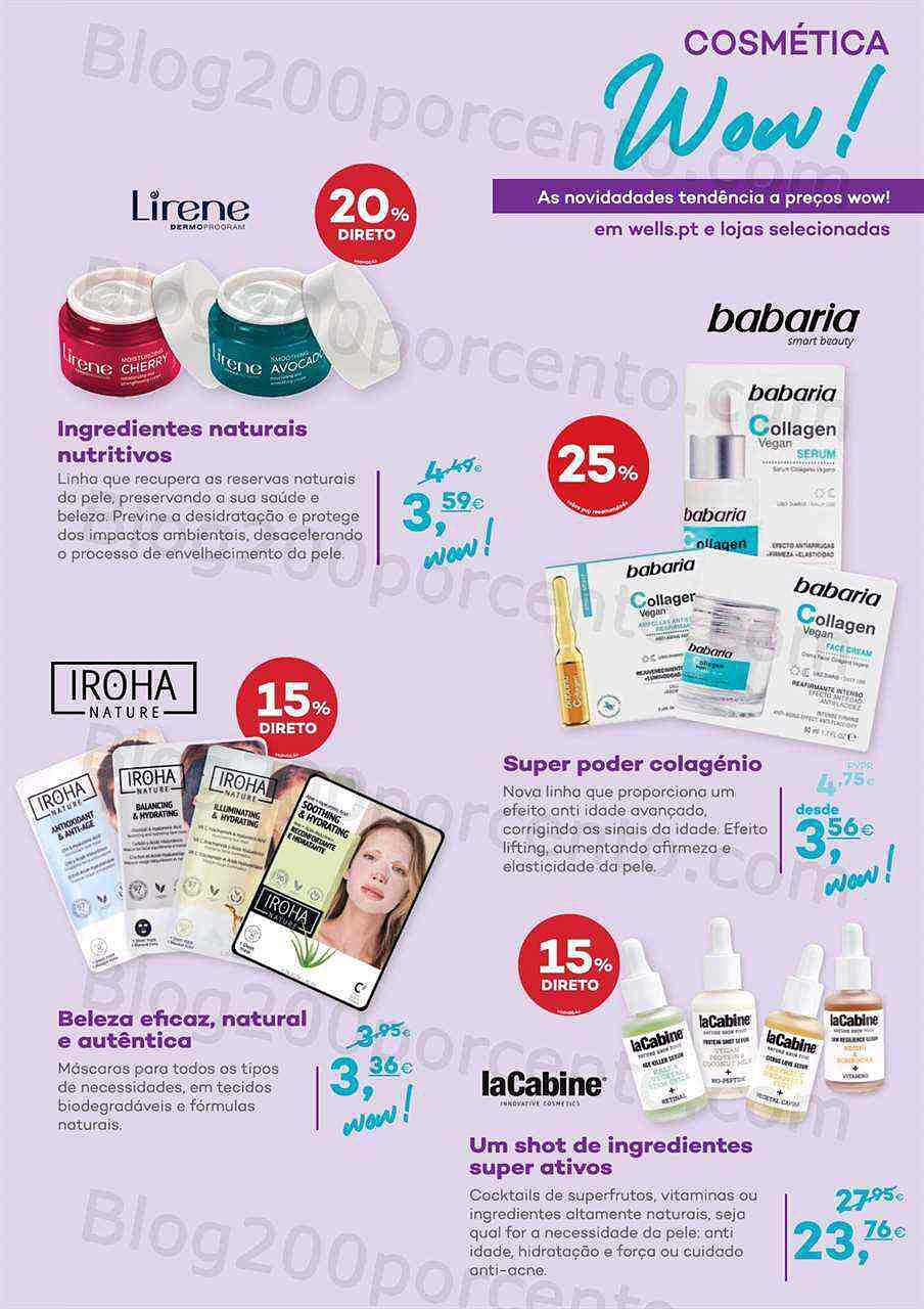 Antevisão Folheto WELLS Beleza Promoções de 20 setembro a 17 outubro