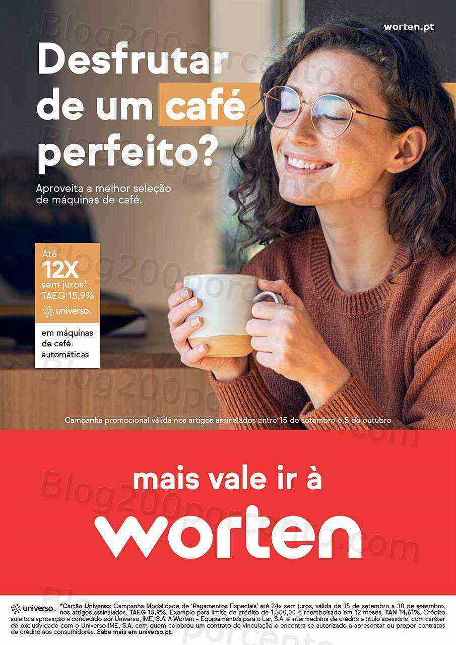 Antevisão Folheto WORTEN Especial Café Promoções até 5 outubro