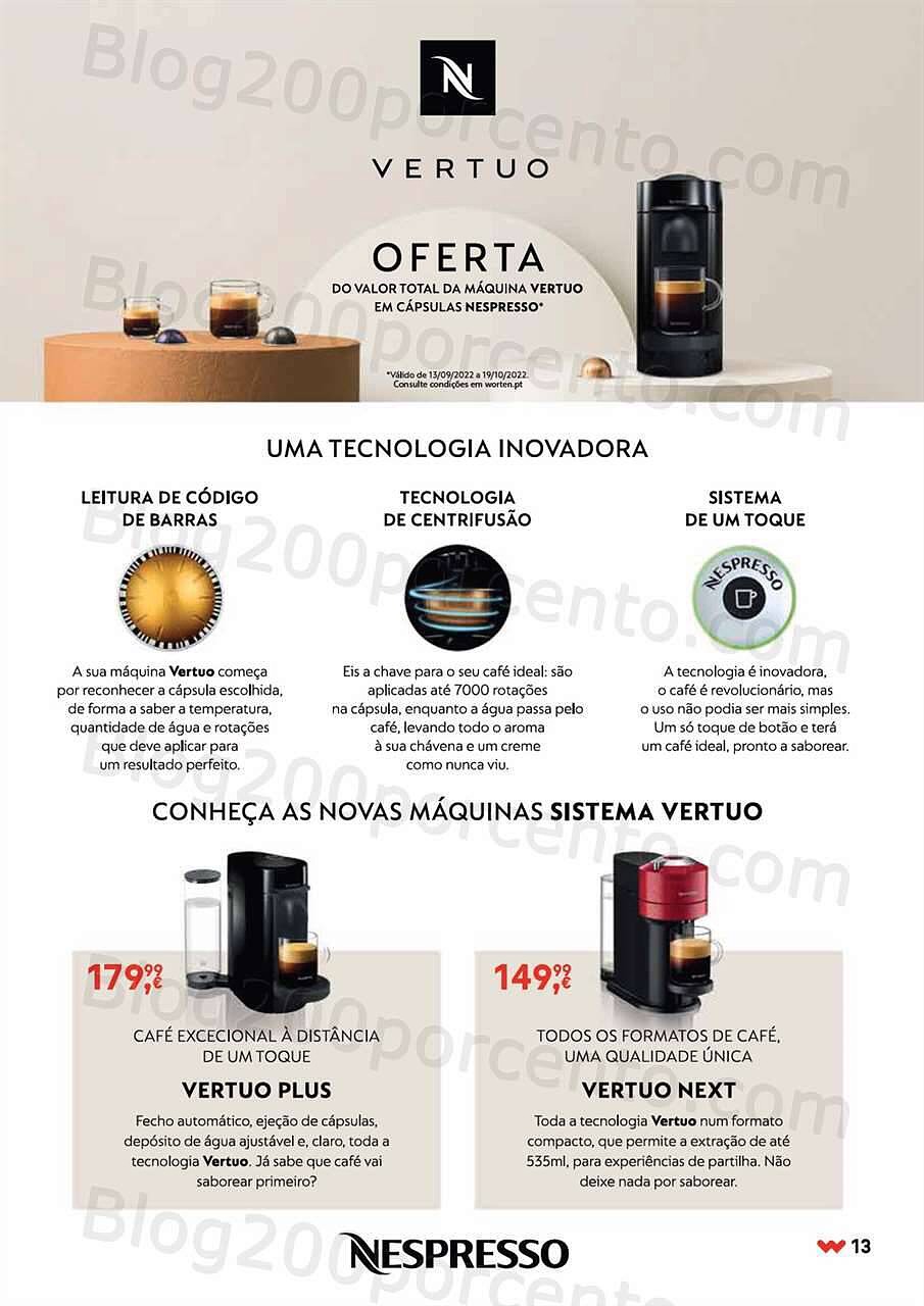 Antevisão Folheto WORTEN Especial Café Promoções até 5 outubro