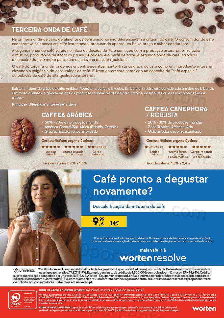 Antevisão Folheto WORTEN Especial Café Promoções até 5 outubro