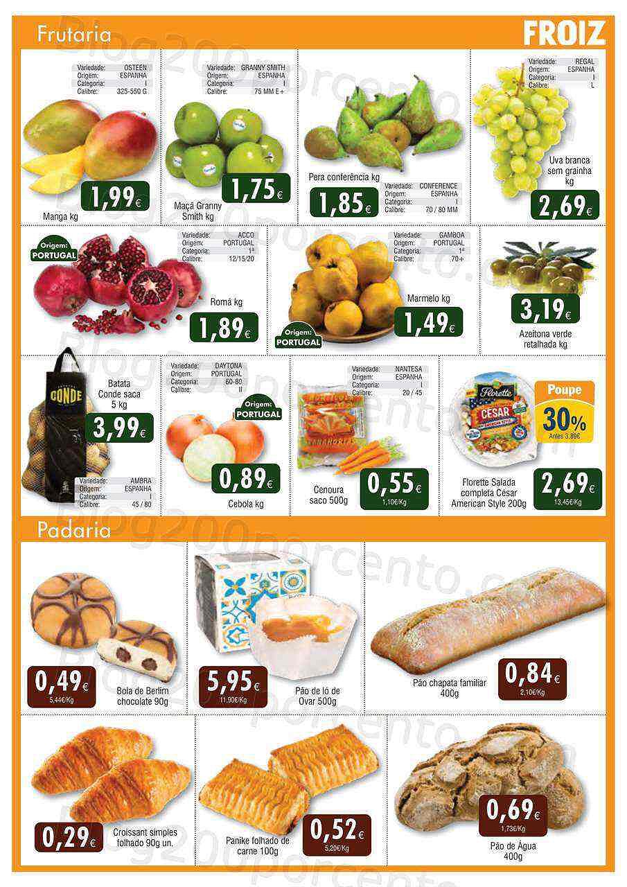 Antevisão Folheto FROIZ Promoções de 6 a 19 outubro