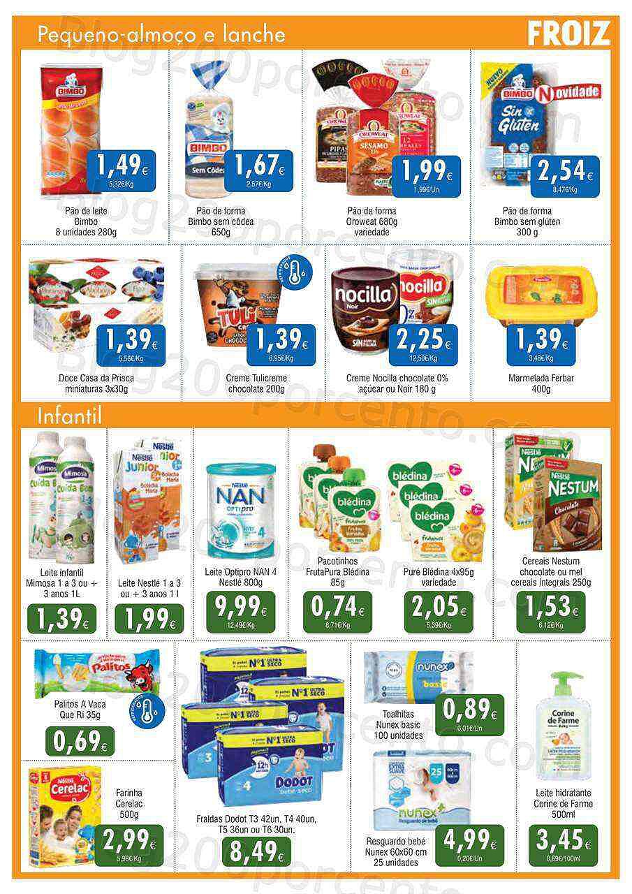 Antevisão Folheto FROIZ Promoções de 6 a 19 outubro