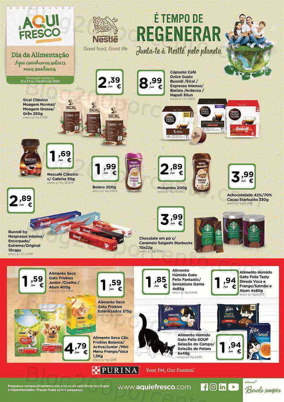 Antevisão Folheto AQUI É FRESCO Extra Promoções de 12 a 23 outubro