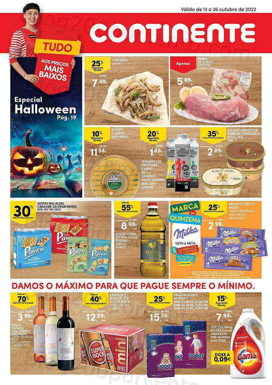 Antevisão Folheto CONTINENTE Açores Promoções de 13 a 26 outubro
