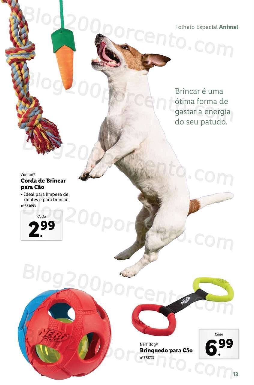 Antevisão Folheto LIDL Especial Animais Promoções a partir de 3 outubro