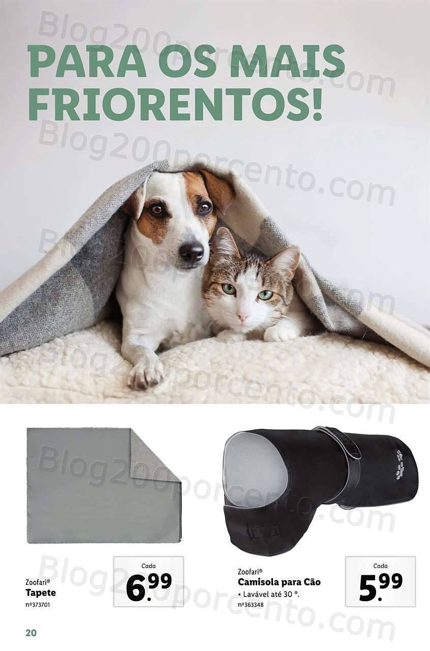 Antevisão Folheto LIDL Especial Animais Promoções a partir de 3 outubro