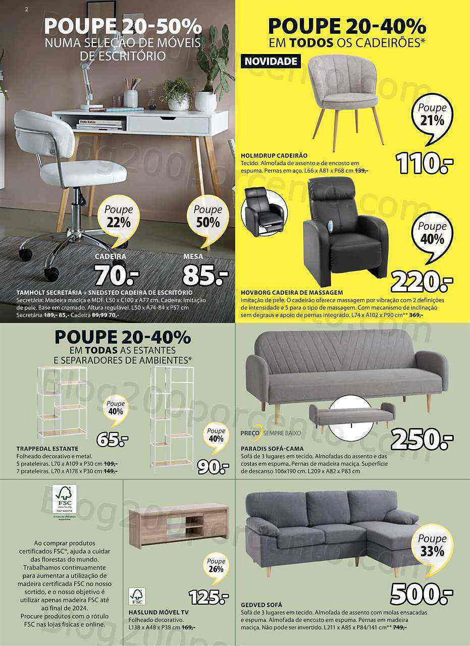 Antevisão Folheto JYSK Promoções de 22 a 28 setembro