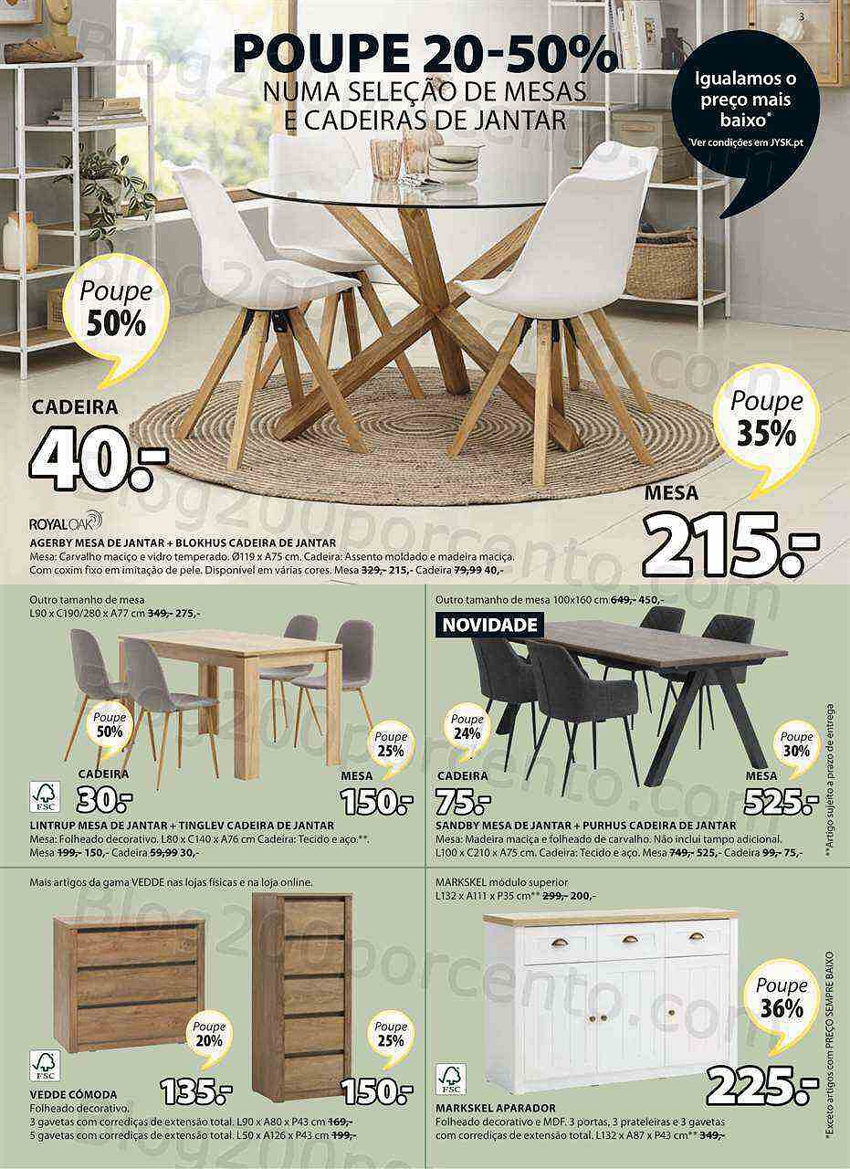 Antevisão Folheto JYSK Promoções de 22 a 28 setembro