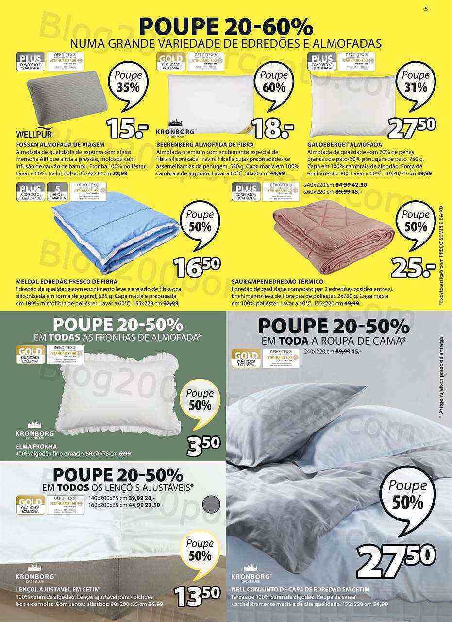 Antevisão Folheto JYSK Promoções de 22 a 28 setembro