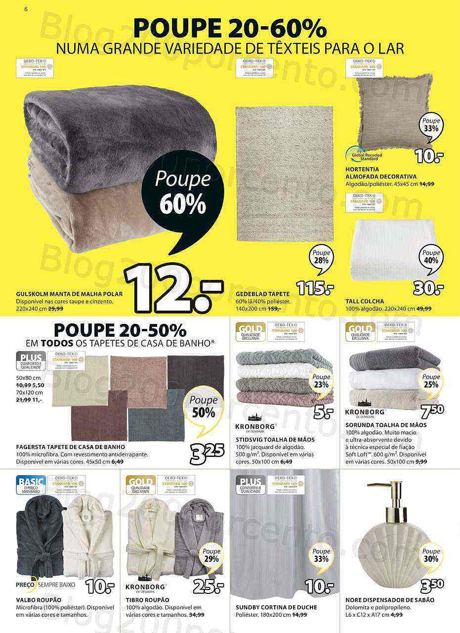 Antevisão Folheto JYSK Promoções de 22 a 28 setembro