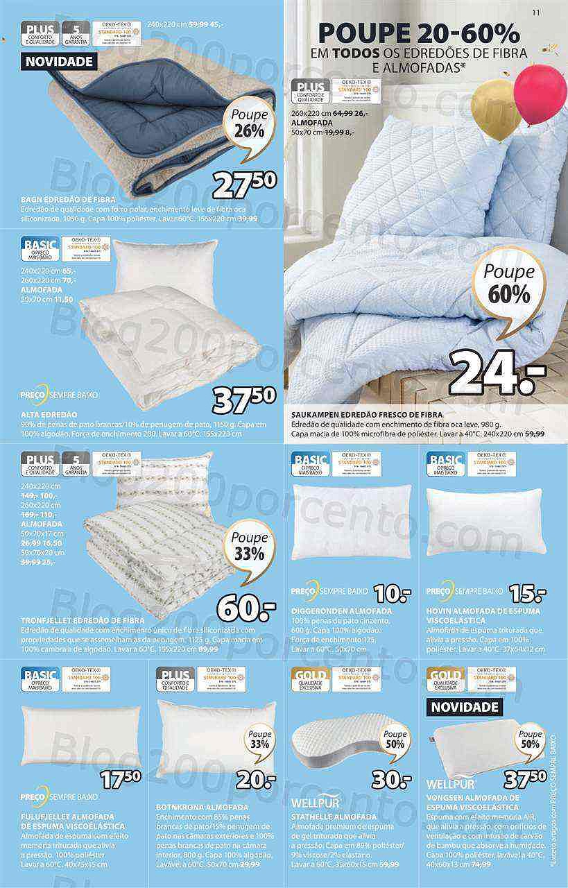 Antevisão Folheto JYSK Promoções de 29 setembro a 12 outubro