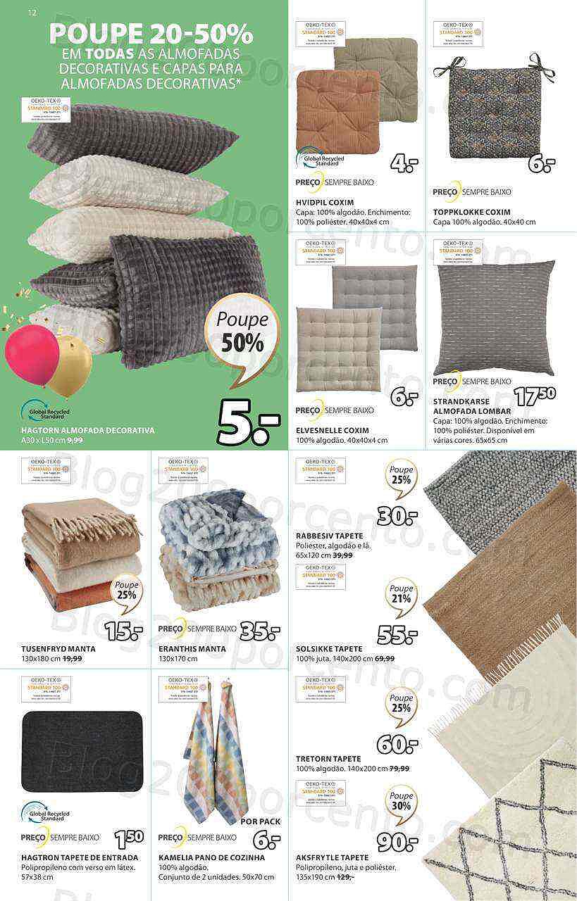 Antevisão Folheto JYSK Promoções de 29 setembro a 12 outubro