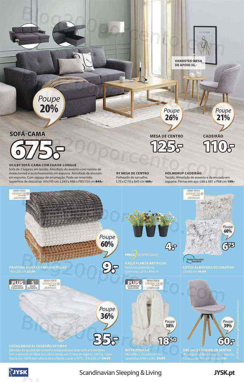 Antevisão Folheto JYSK Promoções de 29 setembro a 12 outubro