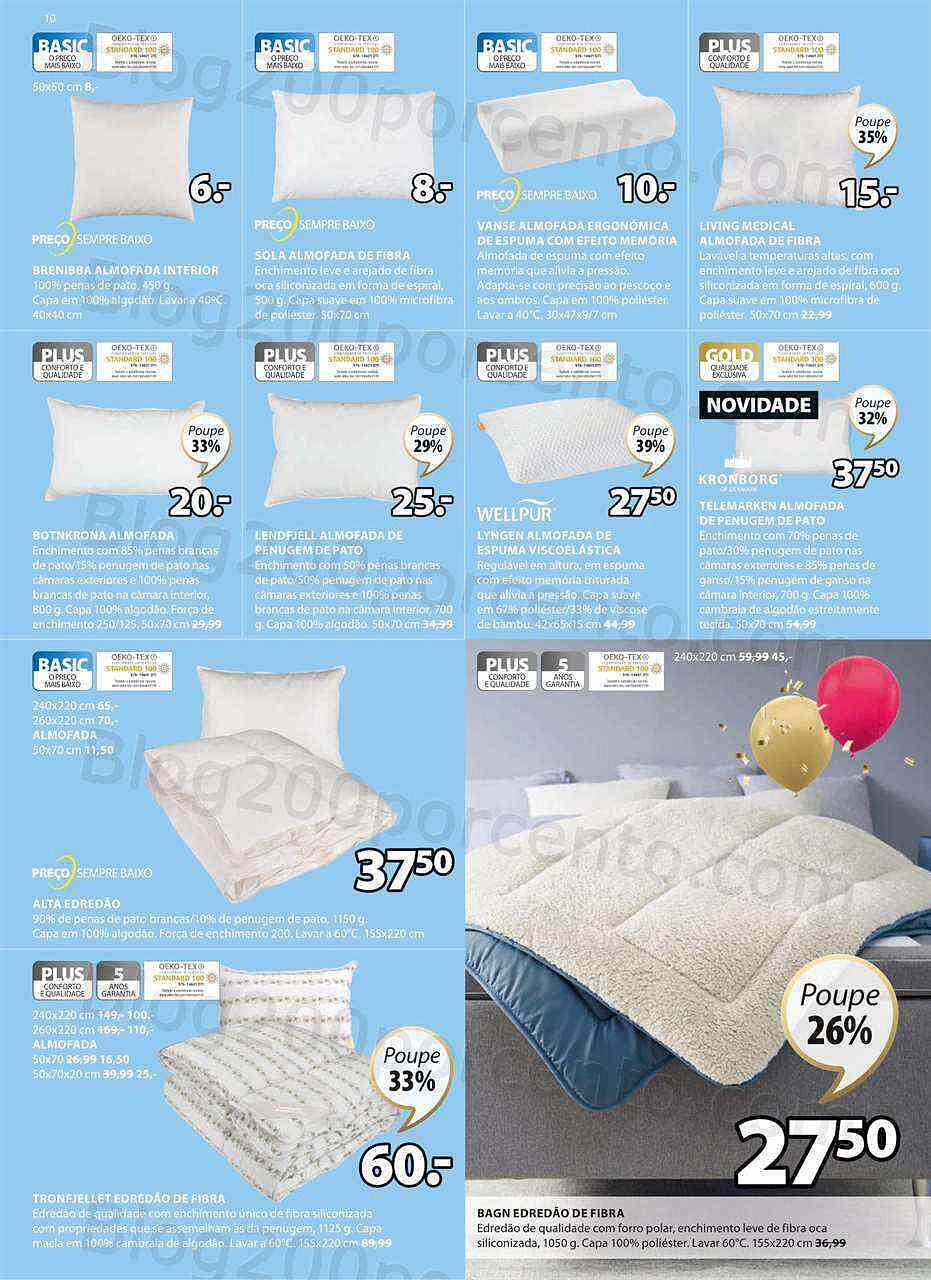 Antevisão Folheto JYSK Promoções de 13 a 26 outubro