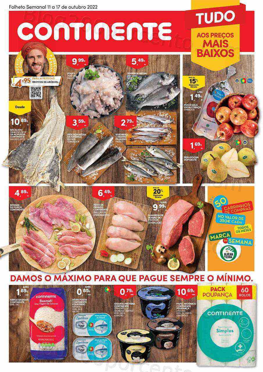 Antevisão Folheto CONTINENTE Modelo - Hiper Promoções de 11 a 17 outubro