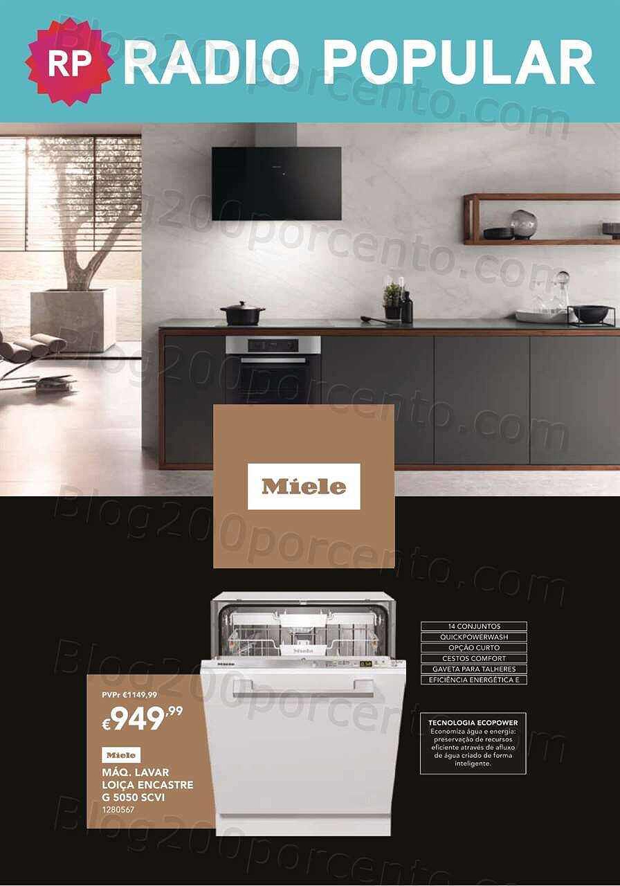 Antevisão Folheto RADIO POPULAR Especial Encastre Promoções de 4 a 21 outubro